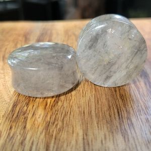 Gray Quartz Plugs